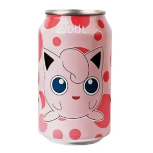 QDOL Pokemon Jigglypuff Peach Flavoured Sparkling Water 330ml
