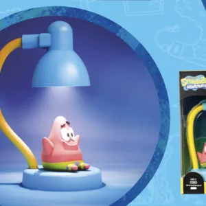 BOB L'EPONGE - Patrick - Mini Lampe de Bureau Rechargeable - 15cm