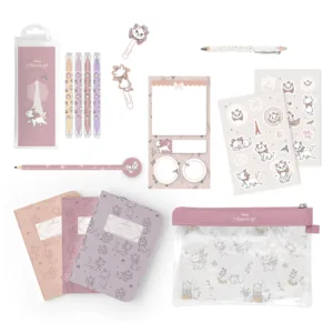 MARIE - Set de Papeterie avec 3 Notebooks A6 - 10pc.