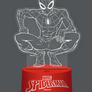 SPIDER-MAN - Lampe 3D RGB avec Télécommande
