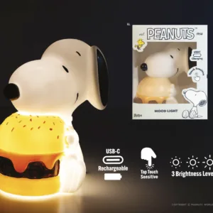 SNOOPY - Burger - Lampe Décorative  - 17,5cm