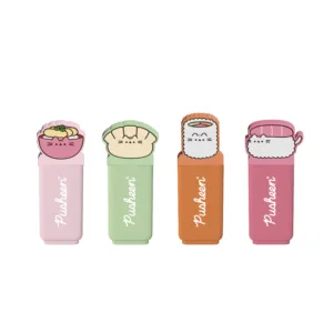 PUSHEEN - Sushi Roll - Pack de 4 mini Surligneurs