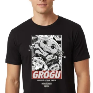 MANDALORIAN & GROGU - Protect Attack Snack - T-Shirt (L)