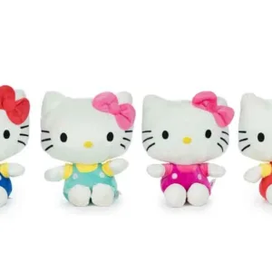 HELLO KITTY - Assortiment de 4 Peluches - 16cm