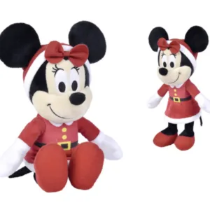 MINNIE avec Costume de Noël - Peluche 25cm