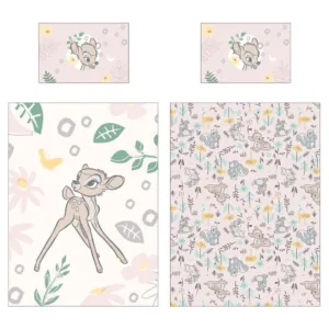 DISNEY - Bambi - Parure de lit 100x140cm + 40x60cm