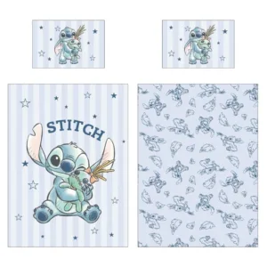 DISNEY - Stitch - Parure de lit 100x140cm + 40x60cm