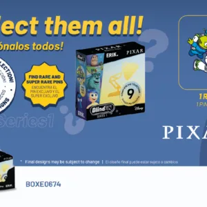 DISNEY PIXAR - Series 1 - Display 24 Mystery Pin's