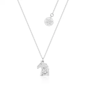 FROZEN 2 - Collier Kids Elsa & Nokk 'Plaqué or blanc'
