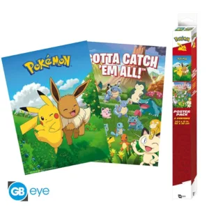 POKEMON - Decorations - Set de 2 posters '52x38'
