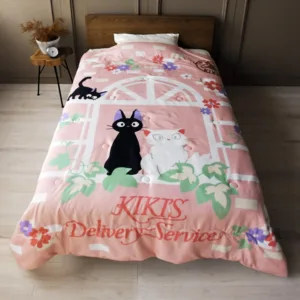 KIKI LA PETITE SORCIERE - Douce Rose - Couette Natsu 218x183cm