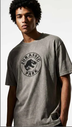 JURASSIC PARK - Logo - T-Shirt Oversize (S)