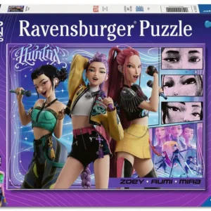 K-POP DEMON HUNTERS - Fans heureux, Honmoon heureux - Puzzle 100P XXL