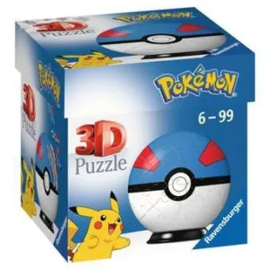 POKEMON - Puzzle 3D - Super Ball 54p