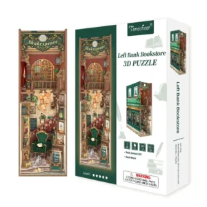 BOOK NOOK KIT - DIY- Librairie de la rive gauche - 347pcs + LED Light