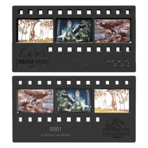 JURASSIC PARK - Bande de film Métallique de Collection