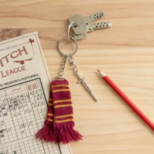 HARRY POTTER - Echarpe Griffondor - Porte-clés 12cm