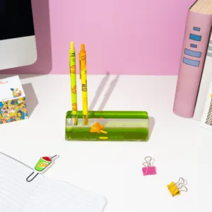 LES SIMPSONS - Set 2 Stylos-bille avec son Socle 3D Acrylique