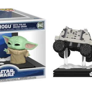 MANDALORIAN & GROGU - POP Moments N° 840 - Grogu W/Polar Mouse Droide