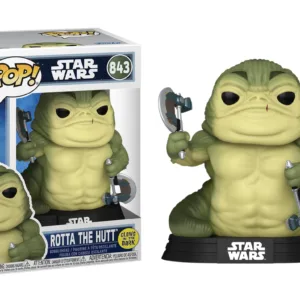 MANDALORIAN & GROGU - POP Star Wars N° 843 - Rotta The Hutt GitD
