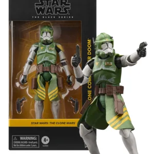 THE CLONE WARS - Commandant Clone Doom - Figurine Black Series 15cm