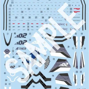MACROSS - HG 1/100 VF-31F SIEGFRIED WATER DECALS - Model Kit