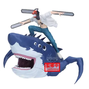 CHAINSAW MAN - Chainsaw Man & Beam - Figurine Figure Life 13cm