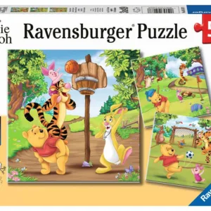 WINNIE L'OURSON - Journée sportive - 3 Puzzle 49P