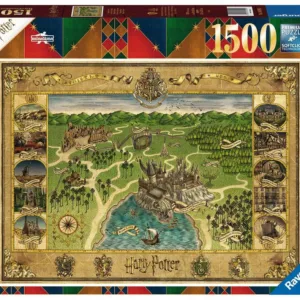 HARRY POTTER - Carte de Poudlard - Puzzle 1500P