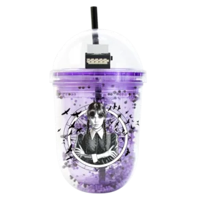 MERCREDI - Mug de Voyage 'Boba' 400ml avec Paille