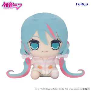 HATSUNE MIKU - Rabbite Ear Hood Pajama - Big Plush Toy Kyurumaru 28cm