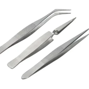REVELL - Set de pincettes - Droit / Courbé / Fermeture automatique