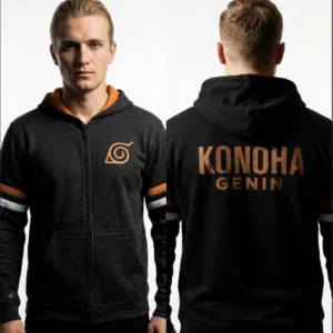 NARUTO - Konoha Genin - Sweat à capuche (XXL)