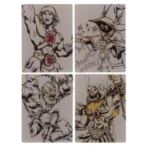 LES MAITRES DE L'UNIVERS - Set de 4 aimants