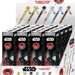 STAR WARS - Stylo rotatif 3D Head Topper (Display de 16 pcs)