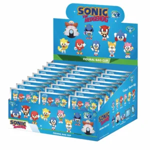SONIC - Series 6 - 3D Foam Bag Clip (Display 24 Pcs)