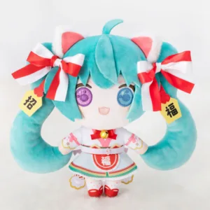 HATSUNE MIKU X MANEKI-NEKO - White Cat - Peluche 22cm