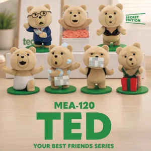 TED - Ted Your Best Friends Series - Set 6 Figurine 8 cm
